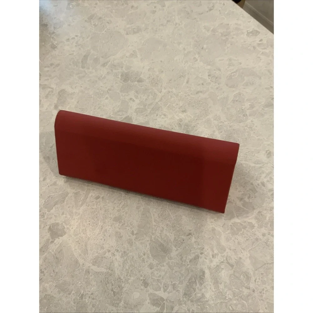 Morel Lunetier Francais Red Folding Eyeglass Case Magnetic  Hard Shell